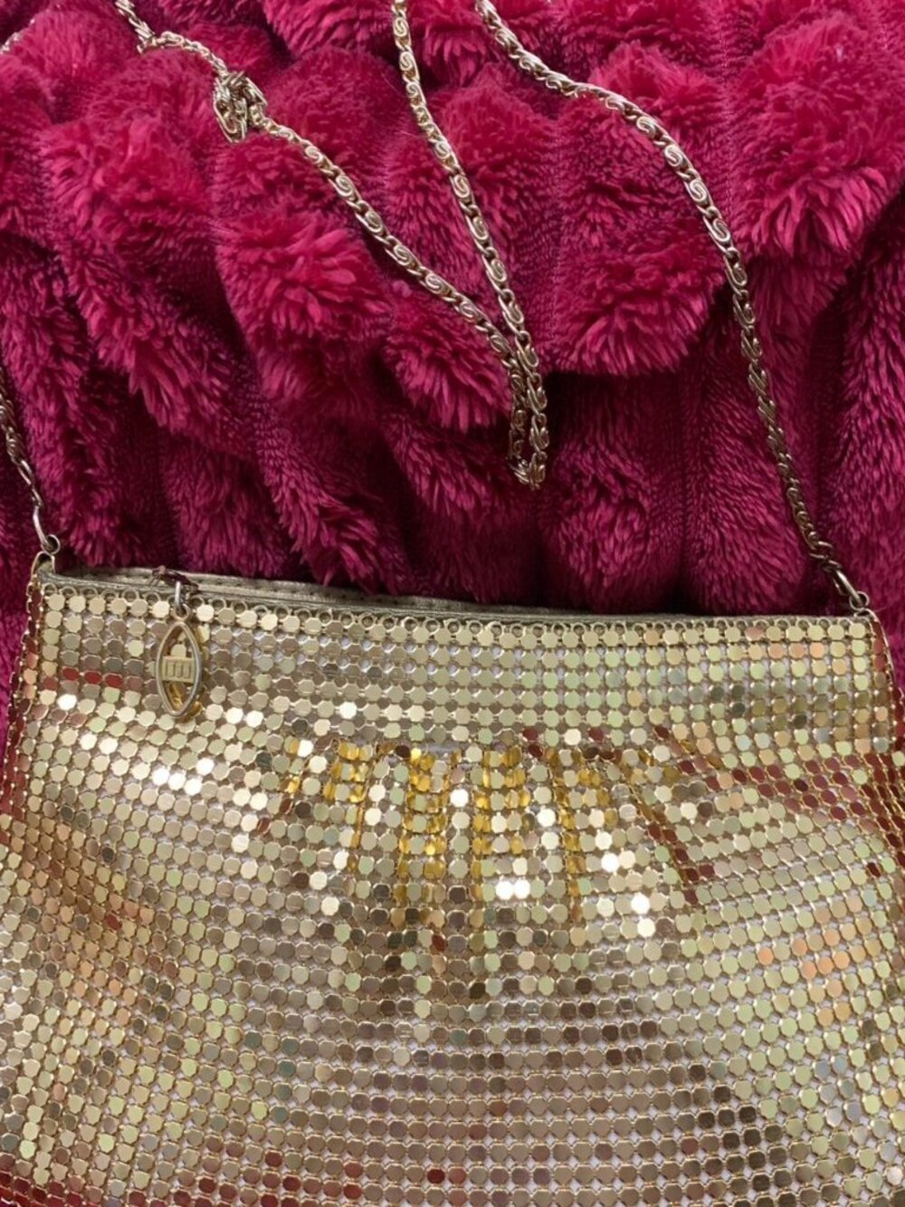 Vintage Gold Sequin Purse